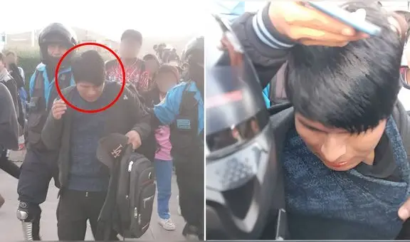 En Puno: detienen a joven tras ser acusado de grabar a escolares dentro de baño de colegio en Juliaca