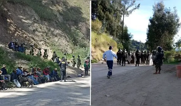 Comuneros de Cusco inician huelga indefinida: bloquean el Corredor Vial Sur en protesta contra el Gobierno y la minera Las Bambas