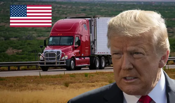 Donald Trump firmó orden que obliga a camioneros en EEUU a dominar el idioma inglés en 2025
