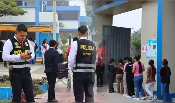 Universidad de Huacho realizó examen de admisión y detuvo a cinco suplantadores que intentaron burlar seguridad