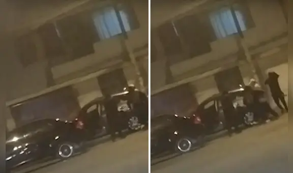 Hombre es encañonado y despojado de su vehículo en San Martín de Porres: cámaras de seguridad captaron el momento del asalto