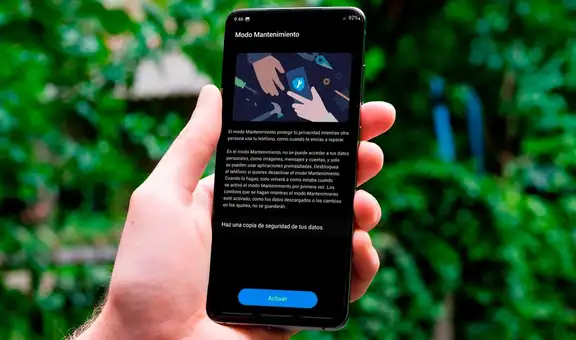 ¿Vas a llevar tu celular al servicio técnico? Activa el 'modo mantenimiento' y evitarás que accedan a tus datos