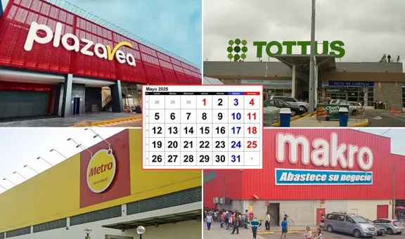 Día del Trabajador: revisa cómo es el horario de atención de supermercados como Plaza Vea, Metro, Tottus y Vivanda