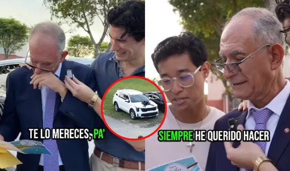 Tony Succar y su hermano sorprenden a su padre al regalarle su primera camioneta: "¡Que lo disfrutes, pa!"