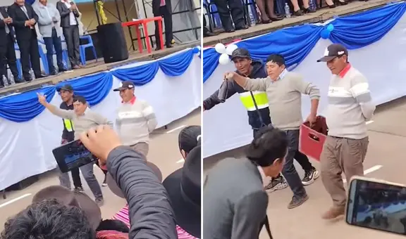 Peruanos se cuelan en el desfile y marchan con caja de cerveza: "Solo pasa en Perú"