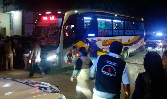 Atentado contra bus en Piura que dejó dos heridos fue un intento de asalto, señala la Policía