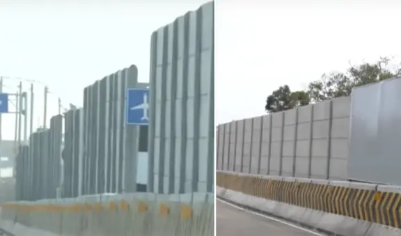 Callao: colocan muros que tapan el río Rímac para “mejorar” la vista camino al nuevo aeropuerto Jorge Chávez