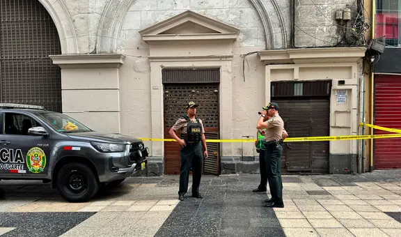 Jirón de la Unión: delincuente muere y tres son capturados tras intentar asaltar casa de cambio