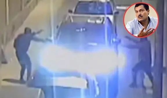 Delincuentes golpean al exalcalde de Santa Anita y le roban su camioneta: cámaras grabaron todo