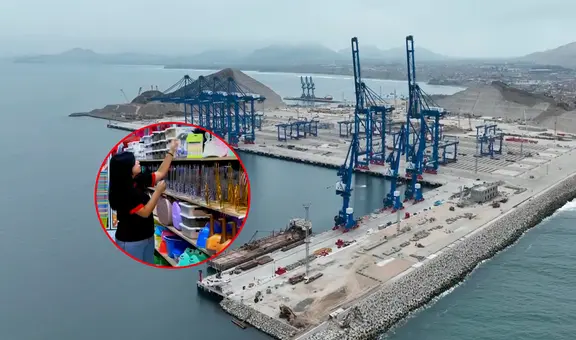 Megapuerto de Chancay recibe directamente de China productos como artículos tecnológicos y vehículos eléctricos