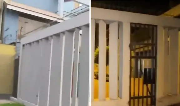 Sujeto construye un muro en medio de la vía pública en Ate y vecinos se quejan: "Muralla de la vergüenza"