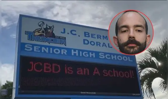 Profesor es arrestado por abusar sexualmente de estudiante en un colegio de Miami