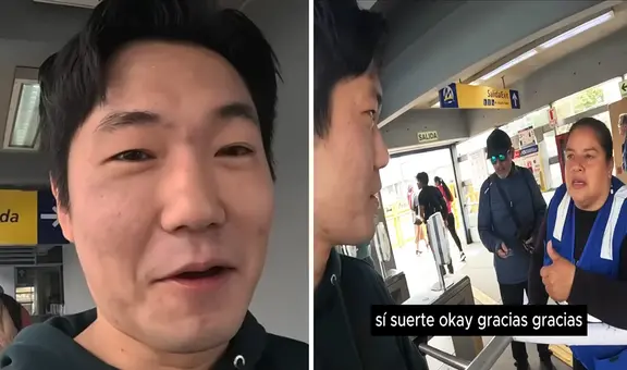 Turista coreano usó el Metropolitano y queda gratamente sorprendido con la atención: “Muy amable”