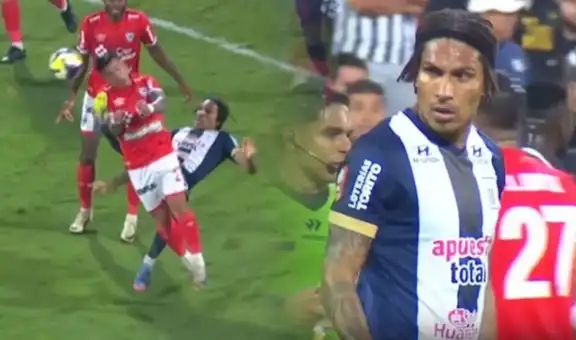 El VAR corrigió al árbitro: retiran roja a Paolo Guerrero tras intentar una chalaca en el Alianza Lima vs Cienciano