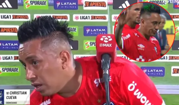 Christian Cueva abandonó entrevista: hinchas de Alianza Lima le arrojaron objetos al final del partido