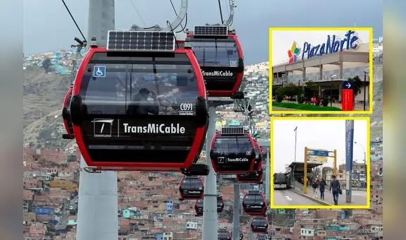 Teleférico SJL-Independencia tendrá nuevo trazo: llegará a Plaza Norte y a la estación Tomás Valle del Metropolitano