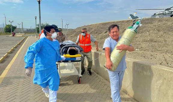 Policías heridos en enfrentamiento con mineros ilegales en Pataz llegan a Trujillo para ser atendidos