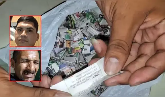 Grupo Terna captura a dos miembros de banda criminal con 1.000 ketes de PBC en Surquillo: la droga iba para un penal