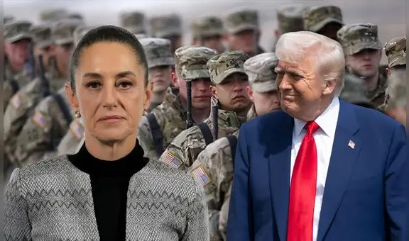 Sheinbaum responde a la oferta de Trump de enviar militares de EEUU para combatir el narcotráfico en México