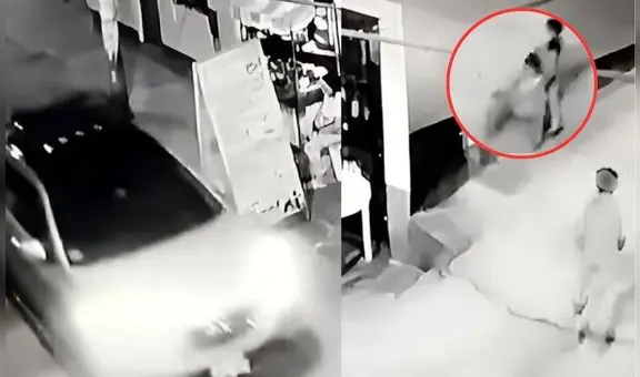 Camioneta atropella a niños mientras jugaban al frente de su casa en SJL: cámaras grabaron todo