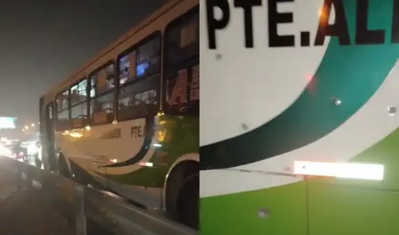 Sujetos disparan contra bus de Vipusa en San Martín de Porres: conductor se salva del ataque