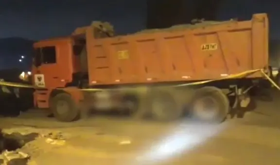 Padre e hijo fueron atropellados por camión de la Municipalidad de Lima en San Martín de Porres: hombre murió en el lugar