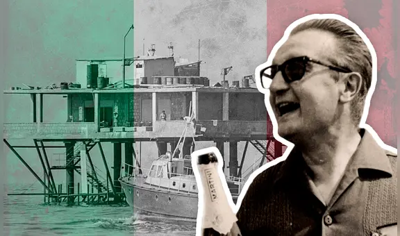 Ingeniero italiano construyó su propia 'isla', intentó crear un nuevo país y desafió el orden lógico del mundo