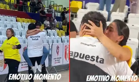 DT de Universitario protagoniza emotivo momento junto a su hija tras remontada histórica sobre Regatas en Liga Peruana de Vóley