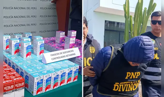 Incautan cargamento de ketamina en Tacna: 2.500 frascos de droga valorizados en millones iban a Chile