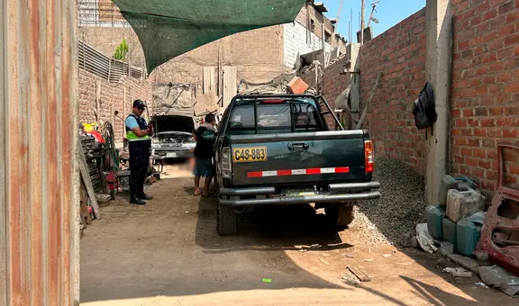 Mecánico muere aplastado por su propio auto cuando lo reparaba en su taller de Santa Anita