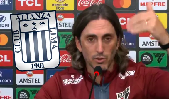 DT de Sao Paulo saca cara tras vencer a Alianza Lima en Matute por Copa Libertadores: "Aquí no me equivoque"
