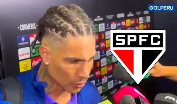 Paolo Guerrero asegura que Sao Paulo no se llevó los puntos merecidamente de Matute: "No nos crearon"