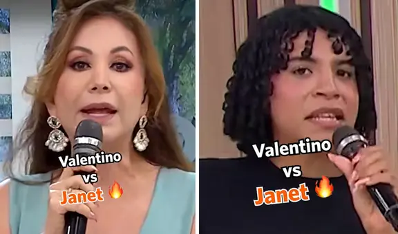 Janet Barboza se enoja y le lanza dura advertencia a Valentino en vivo: "Aprovecha, mañana ya no te conocen"