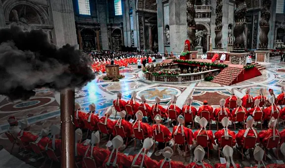 Cónclave se extiende: humo negro confirma que aún no hay nuevo Papa en el Vaticano