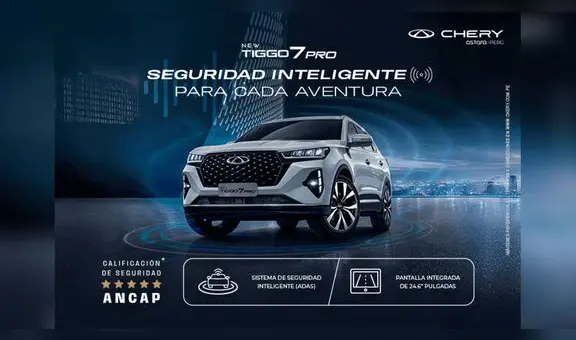 Chery lanza en Perú la New Tiggo 7 Pro: una SUV inteligente para una nueva generación de conductores