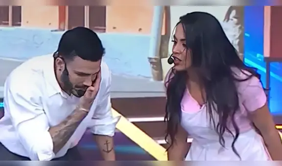Onelia Molina impacta al darle fuerte cachetada en vivo a Mario Irivarren en sketch de 'Esto es guerra': "¡Vete de mi vida!"