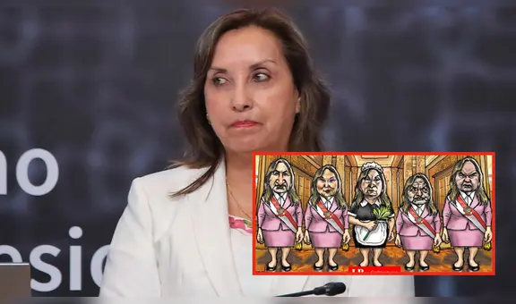 Dina Boluarte sin autonomía: Carlincatura expone las alianzas de la presidenta desde que llegó al poder