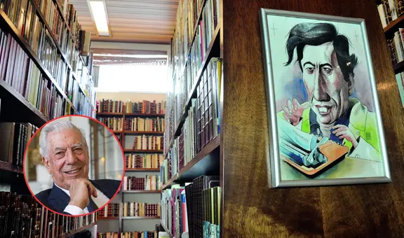 Así es la biblioteca principal de Mario Vargas Llosa en Barranco: cuenta con más de 15.000 libros y varias joyas literarias