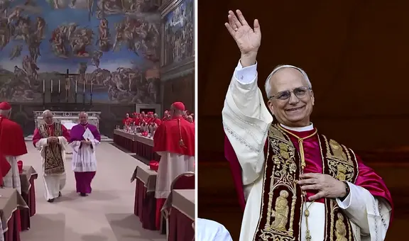 Así celebraron los cardenales la elección del nuevo papa León XIV dentro de la Capilla Sixtina