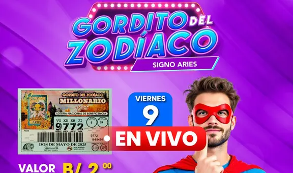 Resultados Lotería Nacional de Panamá EN VIVO: números ganadores Gordito del Zodiaco hoy, 9 de mayo, letras y serie vía Telemetro