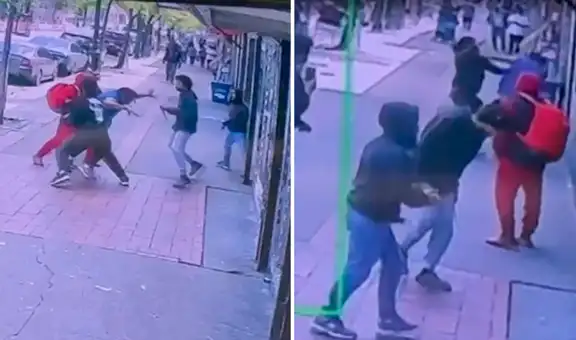 Impactante escena en Nueva York: jóvenes apuñalan a adolescente en la cabeza en plena luz del día afuera de un McDonald's