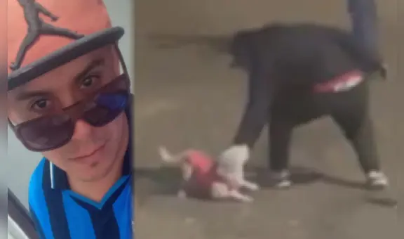 Indignación en Trujillo: sujeto golpea brutalmente a un perrito cerca del centro histórico, vecinos grabaron el ataque