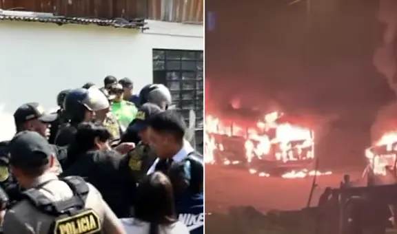 Capturan a alias "Josué", presunto extorsionador implicado en incendio a cústers en San Juan de Lurigancho