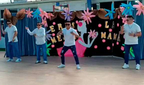 Papás hacen coreografía de la Joven Sensación en actuación del Día de la madre: 'Sacaron los pasos prohibidos'