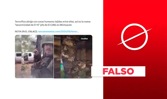 Este abrigo de "pieles humanas" no pertenece al narcotraficante mexicano 'El 15': es un traje decorativo