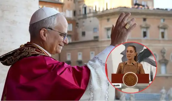 Sheinbaum afirma que el papa León XIV "va a seguir un legado que deja el papa Francisco" y que lo invitará a México pronto