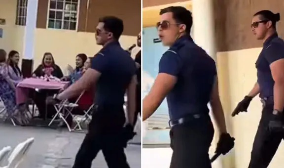 Mujer va con su esposo a agasajo del colegio por el Día de la Madre y tuvo que disimular que no sabía que habrían strippers