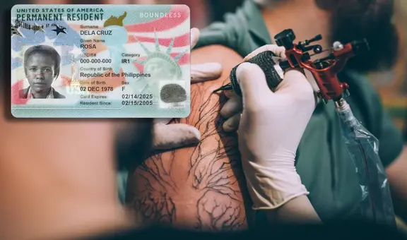 Nuevo obstáculo para inmigrantes en EEUU: si tienes estos tatuajes podrían negarte la Green Card en 2025