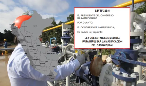 Nueva ley de gas natural aprobada por el Congreso tiene deficiencias estructurales que podrían retrasar la masificación por 25 años