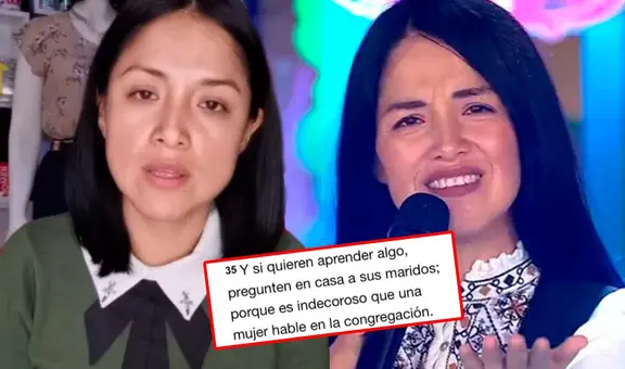 Katy Jara responde fuerte contra duras críticas de usuarios a controversial texto bíblico: "¡No lees bien!"